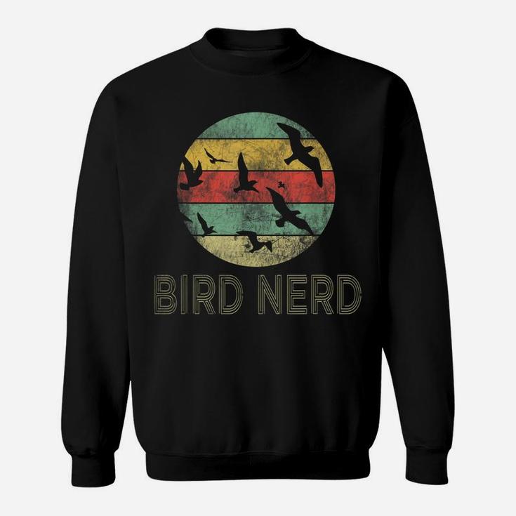 Retro Vintage Birding Bird Watching Funny Bird Watcher Gift Sweatshirt