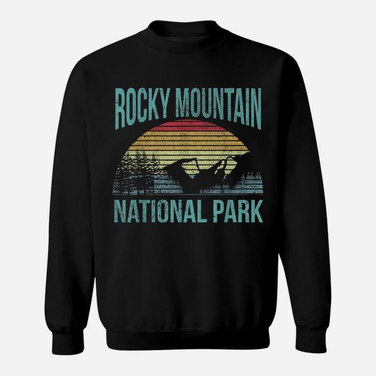 Retro Vintage National Park - Rocky Mountain National Park Sweatshirt