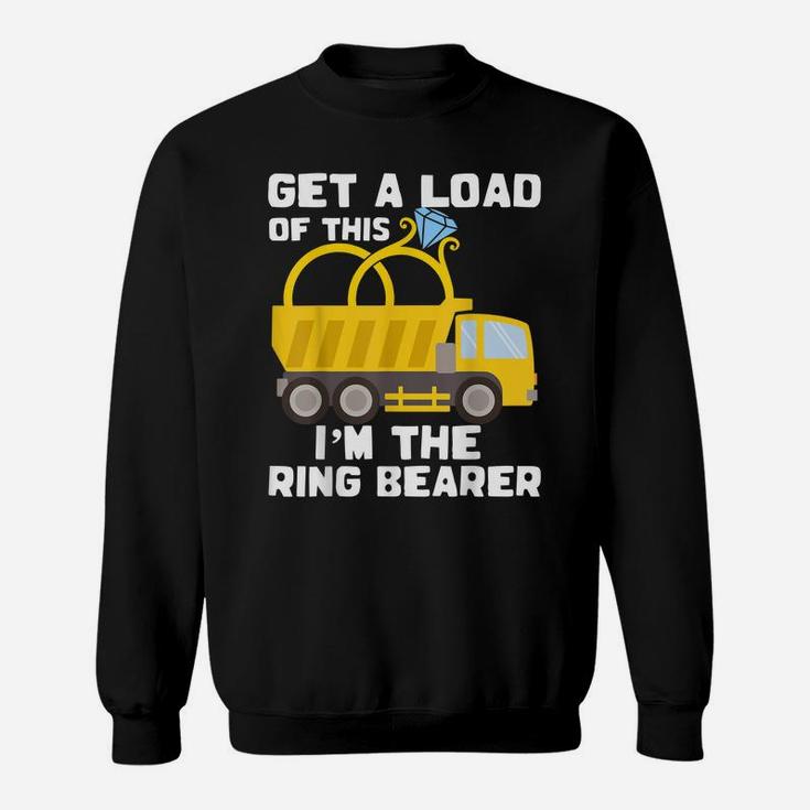 Ring Bearer Shirt Funny Wedding Truck Boys Gift Idea Tee Sweatshirt