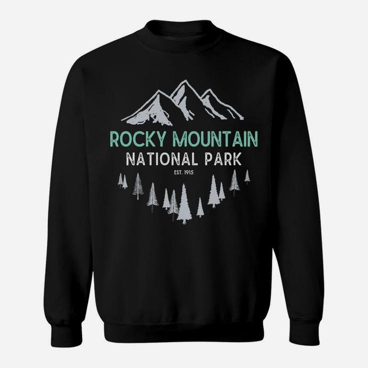 Rocky Mountain Vintage National Park Colorado Souvenir Sweatshirt