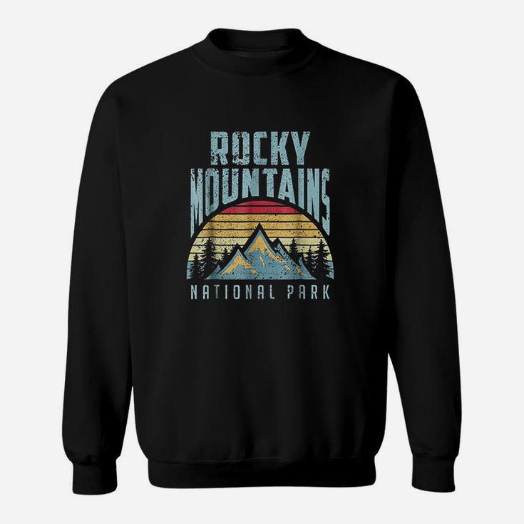 Rocky Mountains National Park Colorado Vintage Retro Sweatshirt