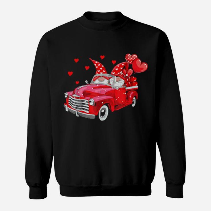 Romantic Gnome Couple Loads Of Love Sweet Valentine Women Sweatshirt