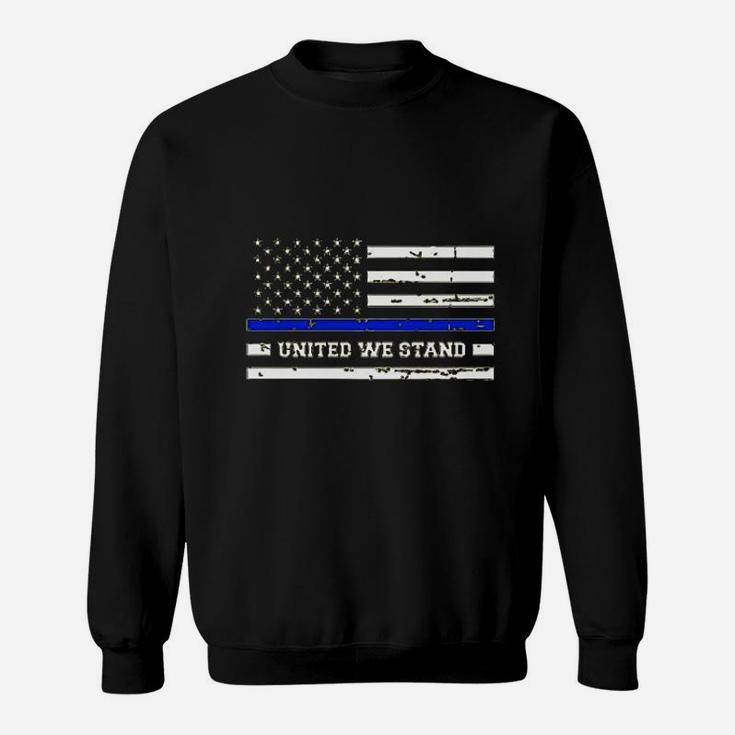 Roungo Thin Blue Line Blue Lives Matter Sweatshirt