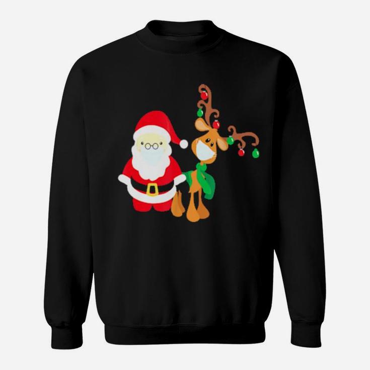 Santa And Reindeer Sweatshirt