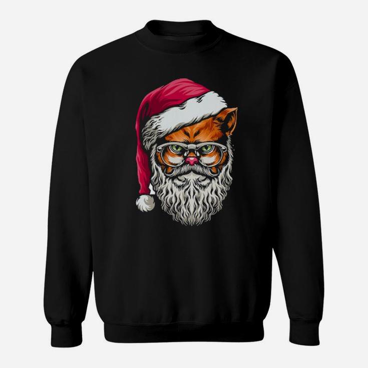 Santa Claus Cat Sweatshirt