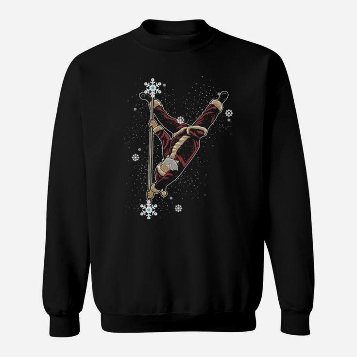 Santa Claus Pole Dances Sweatshirt