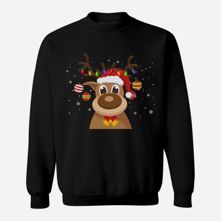 Santa Reindeer Dasher Xmas Group Costume Sweatshirt Sweatshirt