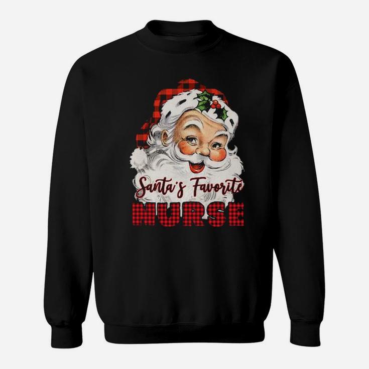 Santa's Favorite Nurse Sweatshirt