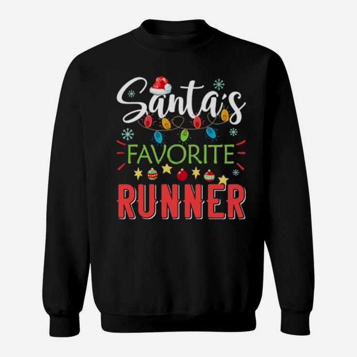 Santa's Favorite Runner Sweatshirt