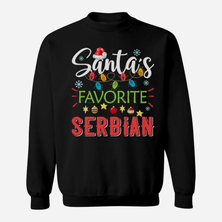 Santa's Favorite Serbian Sweatshirt