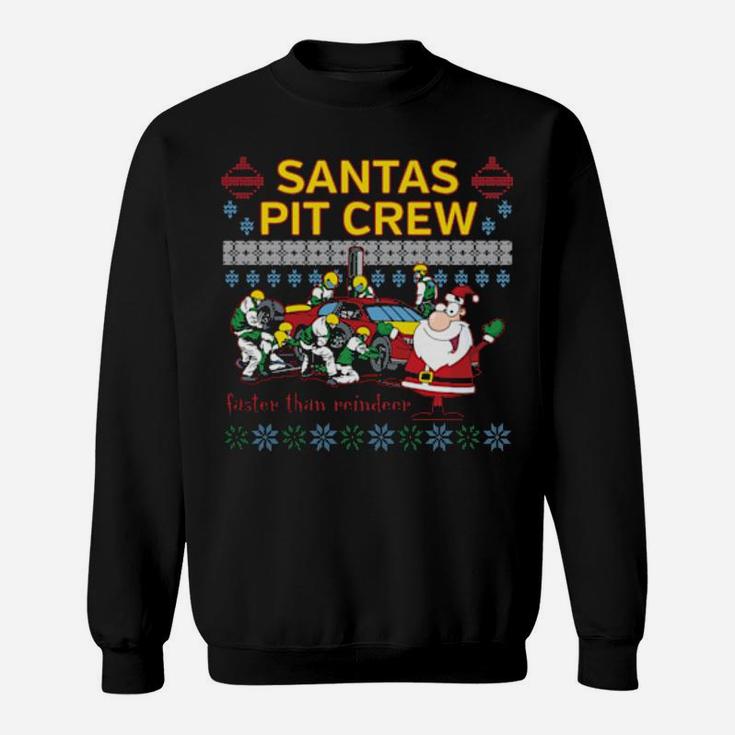 Santas Pit Crew Sweatshirt