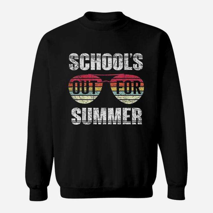 Schools Out For Summer Happy Last Day Of School Vintage Gift Sweatshirt