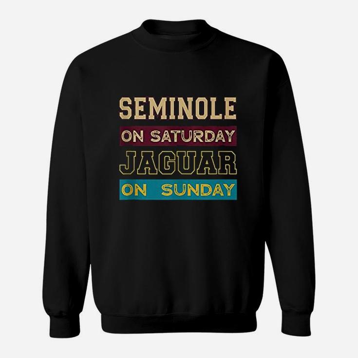 Seminole On Saturday On Sunday Jacksonville Sweatshirt