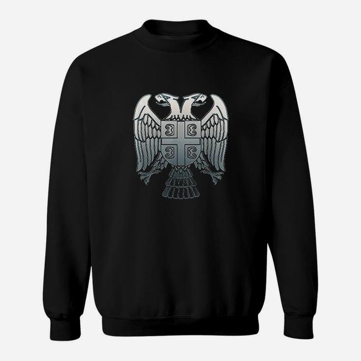 Serbian Double Headed Eagle Emblem Sweatshirt