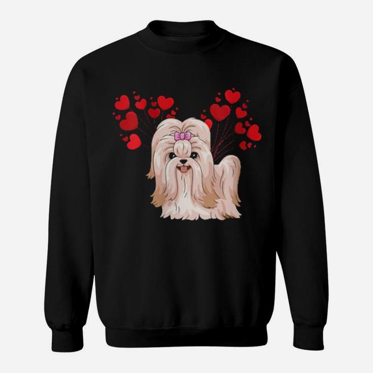 Shih Tzu Valentines Day Sweatshirt