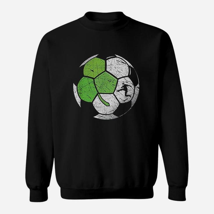 Soccer Shamrock St Patricks Day St Paddys Gift For Boys Men Sweatshirt