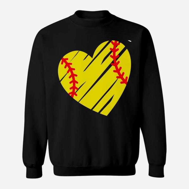 Softball Grandma Loves Her Softball Girls Sweatshirt