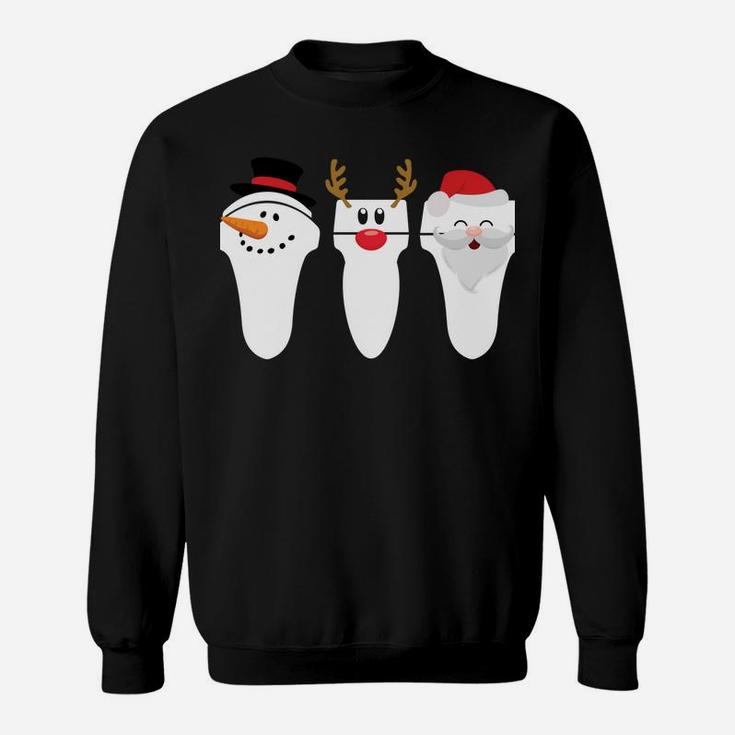 Sonographer Ultrasound Tech Christmas Santa Snowman Reindeer Sweatshirt
