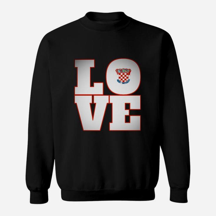 Sportliches Liebe-Design Sweatshirt mit Herz, Trendiges Outfit