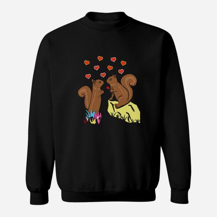 Squirrel Valentine  Simple Design Sweatshirt