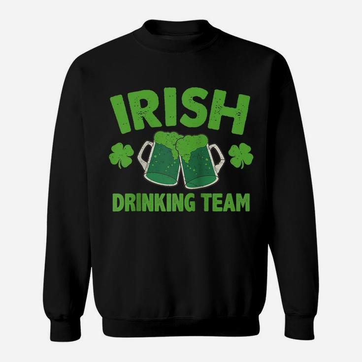 St Patrick Day Irish Drinking Team Love Ireland Funny Party Raglan Baseball Tee Sweatshirt