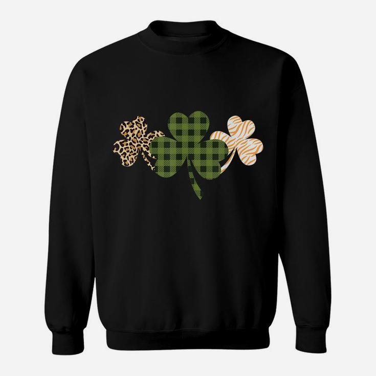 St Patricks Day Shamrock Green Irish St Patrick Lucky Clover Sweatshirt