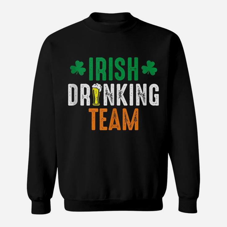 St Patrick's Irish Beer Drinking Team Ireland Flag Clover Sweatshirt