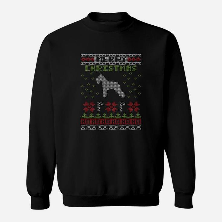 Standard Schnauzer Dog Ugly Christmas Sweater Sweatshirt Sweatshirt