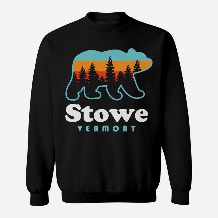 Stowe Vermont Bear Stowe Vt Sweatshirt