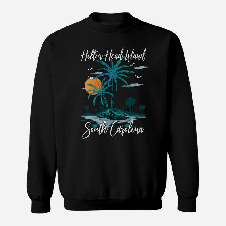 Summer Vacation Retro South Carolina Hilton Head Island Sweatshirt