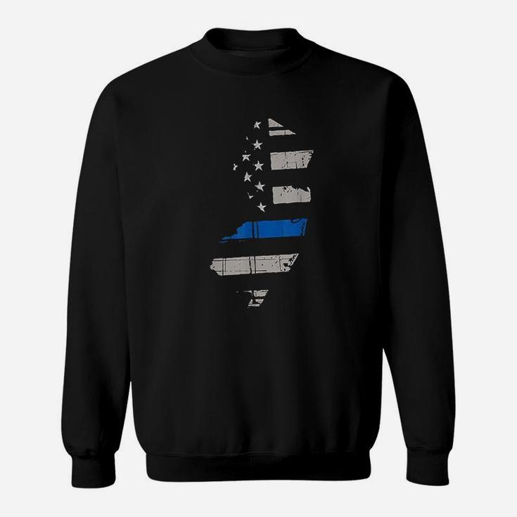 Support Law Enforcement New Jersey Nj State Police Sweatshirt