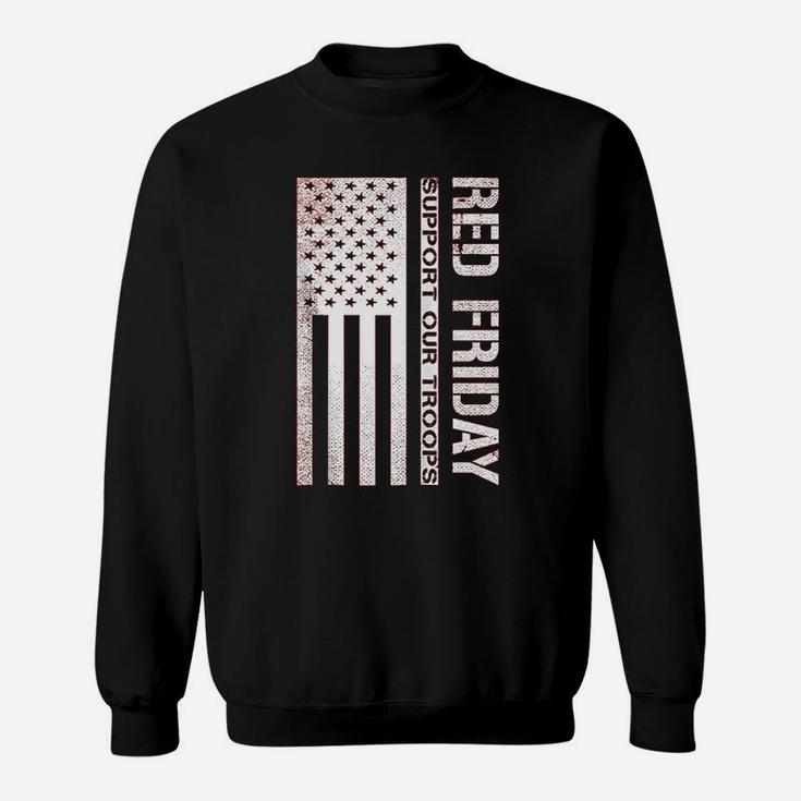 Support Our Troops Red Friday Zip Sweatshirt