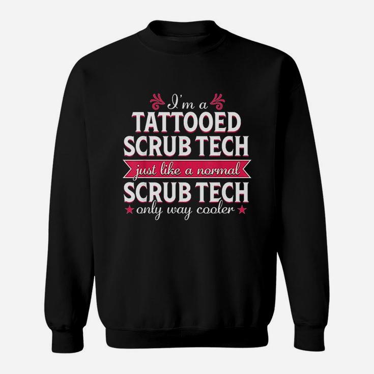 Surgical Tech Technologist Funny Tattoo Medical Gift Sweatshirt