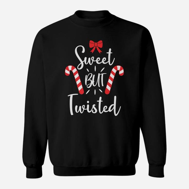 Sweet But Twisted Christmas Boys Kids Girls Xmas Candy Canes Sweatshirt