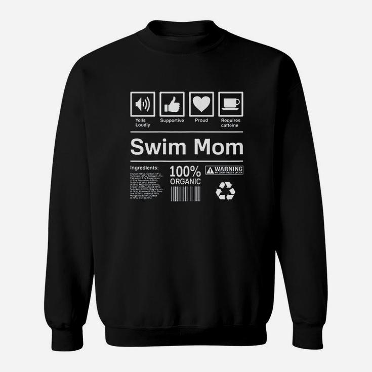 Swim Mom Contents Sweatshirt