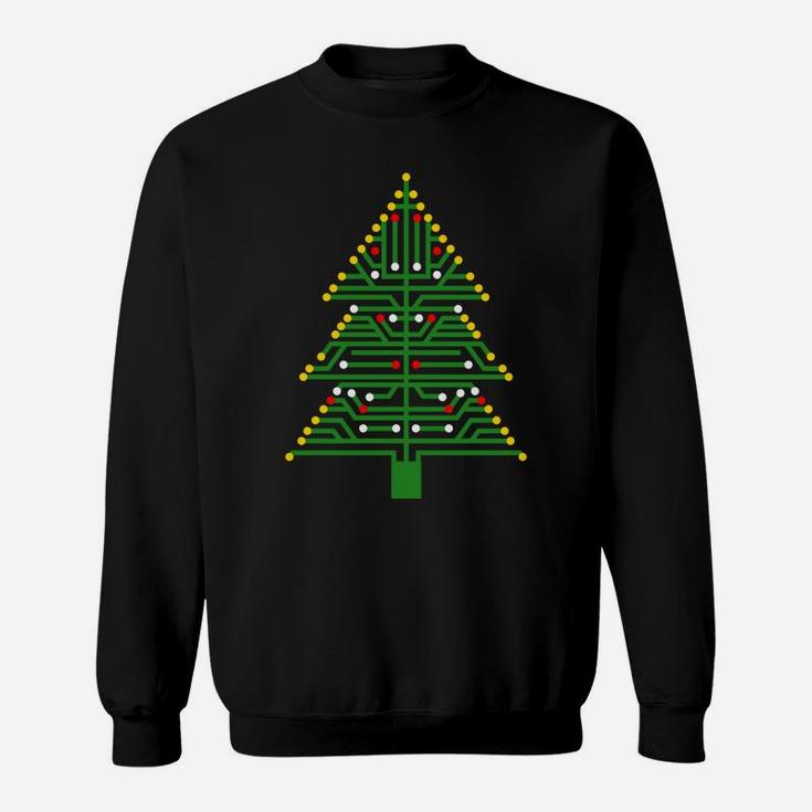 Tachy Electric Tree Funny Engineer Christmas Gift Sweatshirt