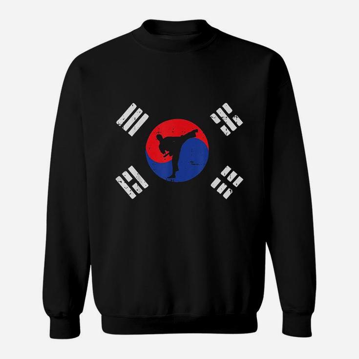 Taekwondo South Korea Flag Sweatshirt