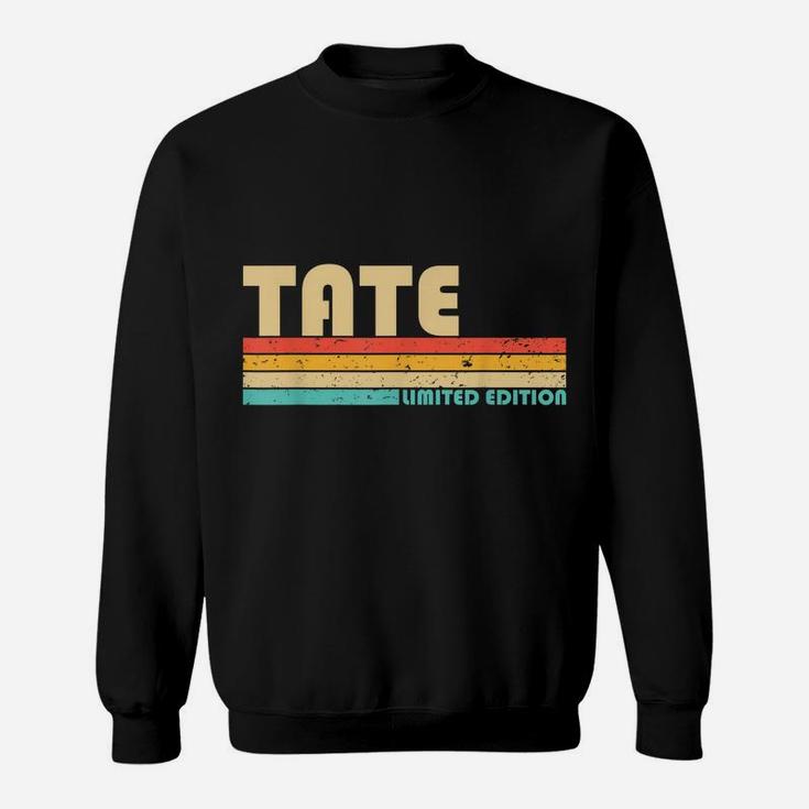 Tate Surname Funny Retro Vintage 80S 90S Birthday Reunion Sweatshirt