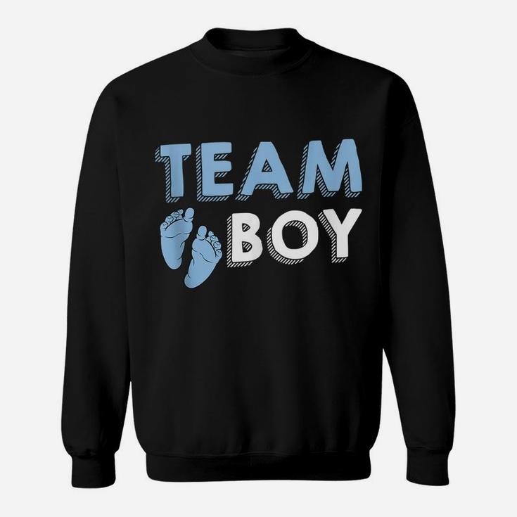 Team Boy Gender Reveal Baby Shower Birth Party Family Gift Sweatshirt