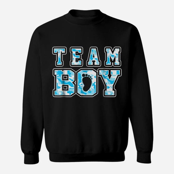 Team Boy Shirt - Blue Baby Shower Gender Reveal Shirt Sweatshirt