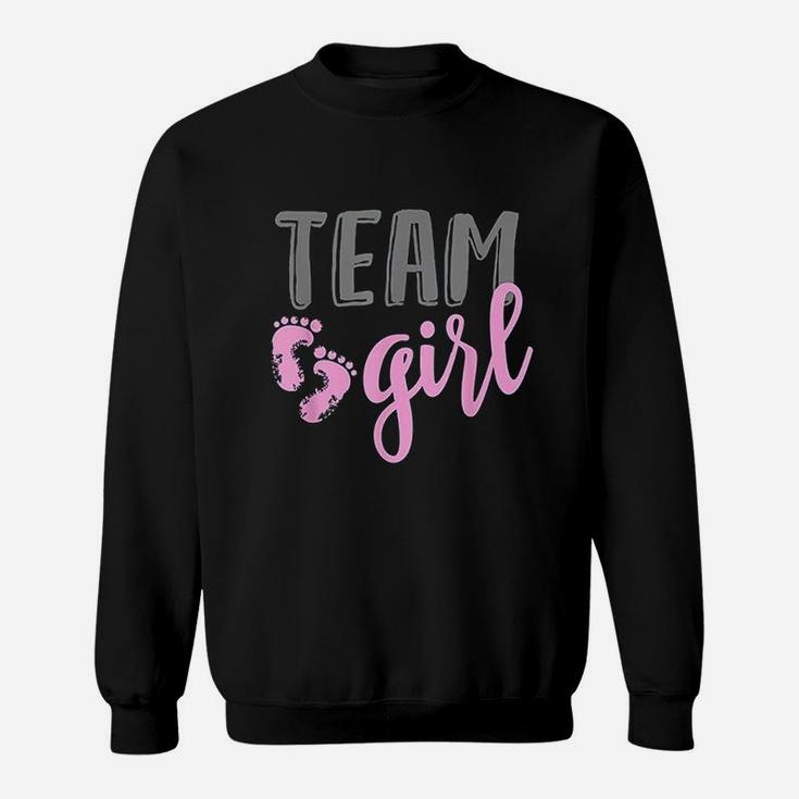 Team Girl Gender Reveal Baby Shower Sweatshirt