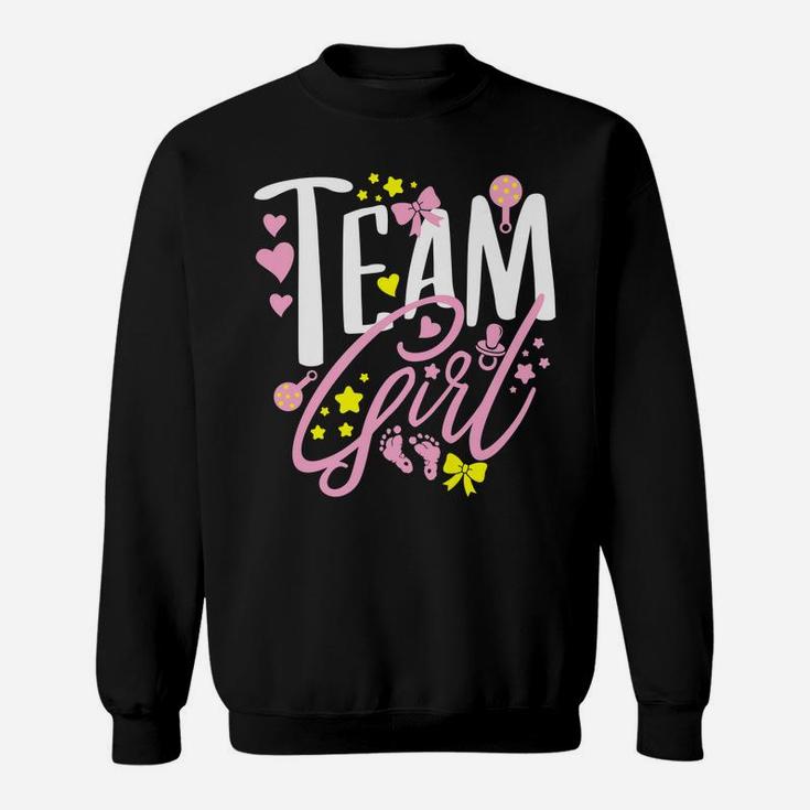 Team Girl Gender Reveal Party Baby Announcement Gift Sweatshirt