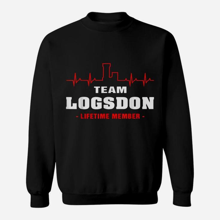 Team Logsdon Lifetime Member Proud Family Surname Logsdon Sweatshirt
