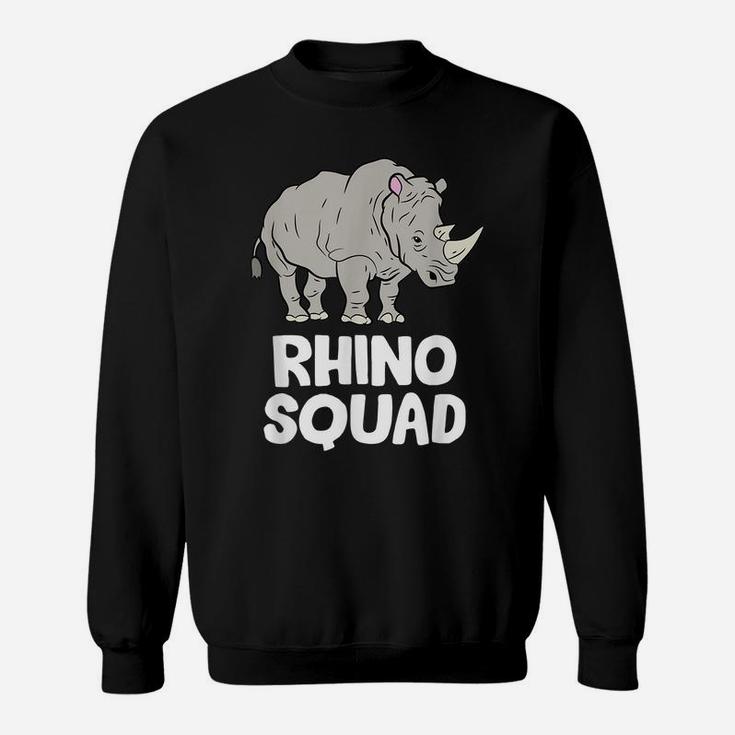 Team Rhino Rhino Squad Love Rhinoceros Sweatshirt