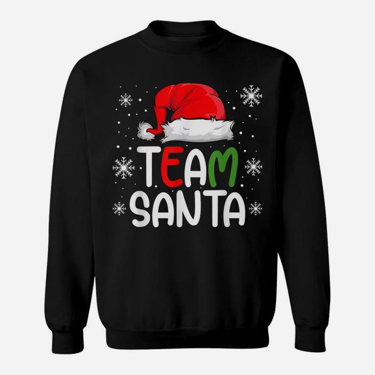 Team Santa Shirt, Matching Family Pajama, Mens Womens Sweatshirt