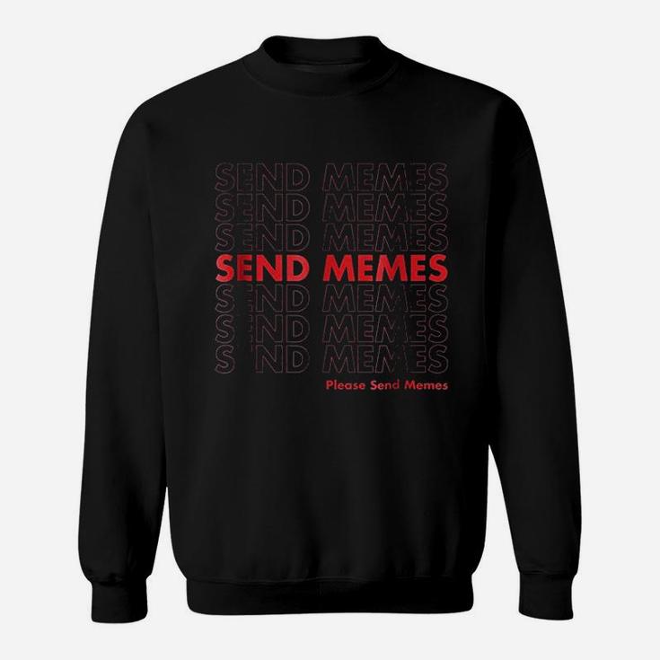 Thank You Send Memes Plastic Bag Sweatshirt