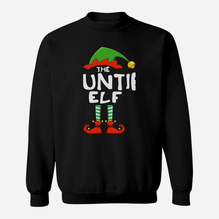 The Auntie Elf Funny Matching Family Christmas Sweatshirt Sweatshirt