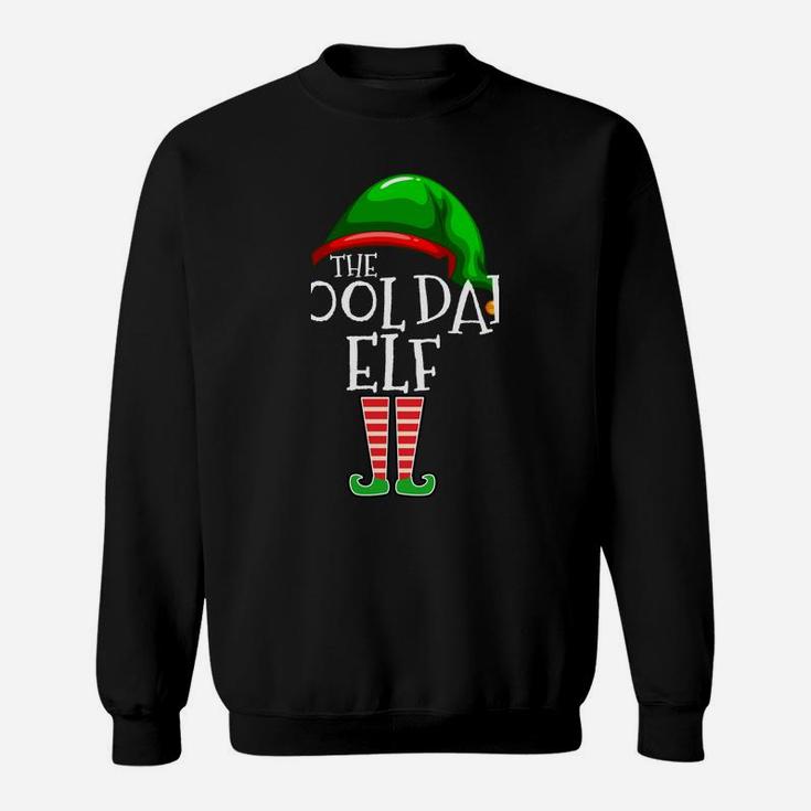 The Cool Dad Elf Family Matching Group Christmas Gift Daddy Sweatshirt