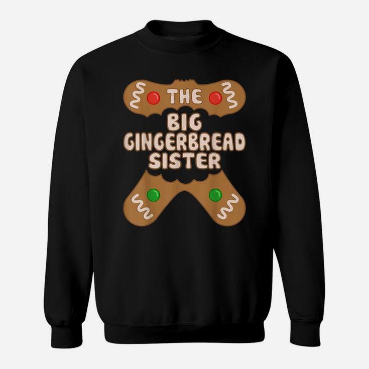 The Gingerbread Big Sister, Family Matching Group Christmas Sweatshirt