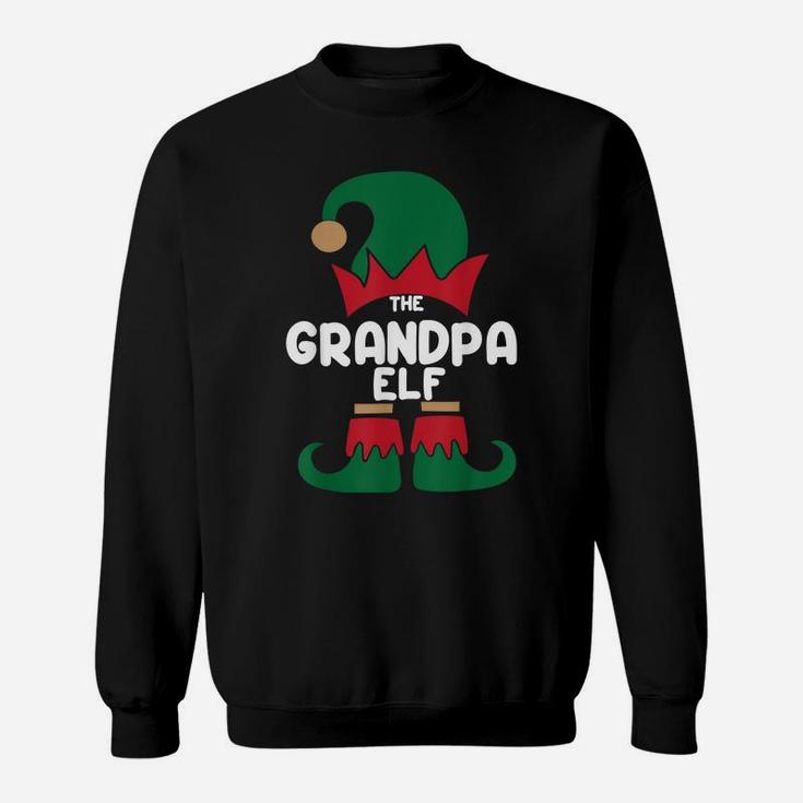 The Grandpa The Dog Dad Elf Christmas Shirts Matching Family Sweatshirt